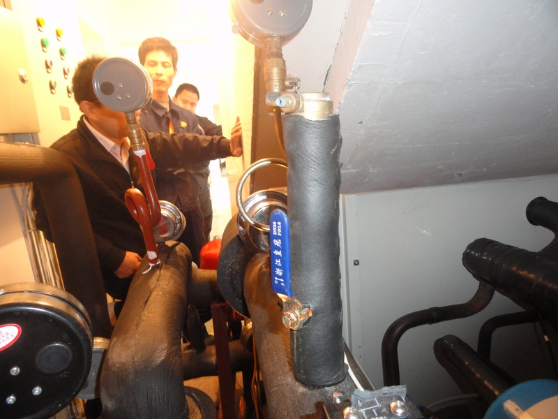 售后再检查机器运行状态