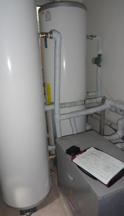 沃富WKC设备与生活热水并用