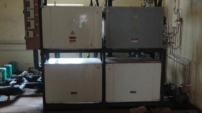 沃富空老型号和新型号连并运行